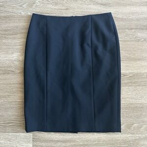 Talbots Pencil A Line Skirt Black Women's 8